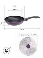 Сковорода Polaris ECO collection-24F без крышки Ø24 см